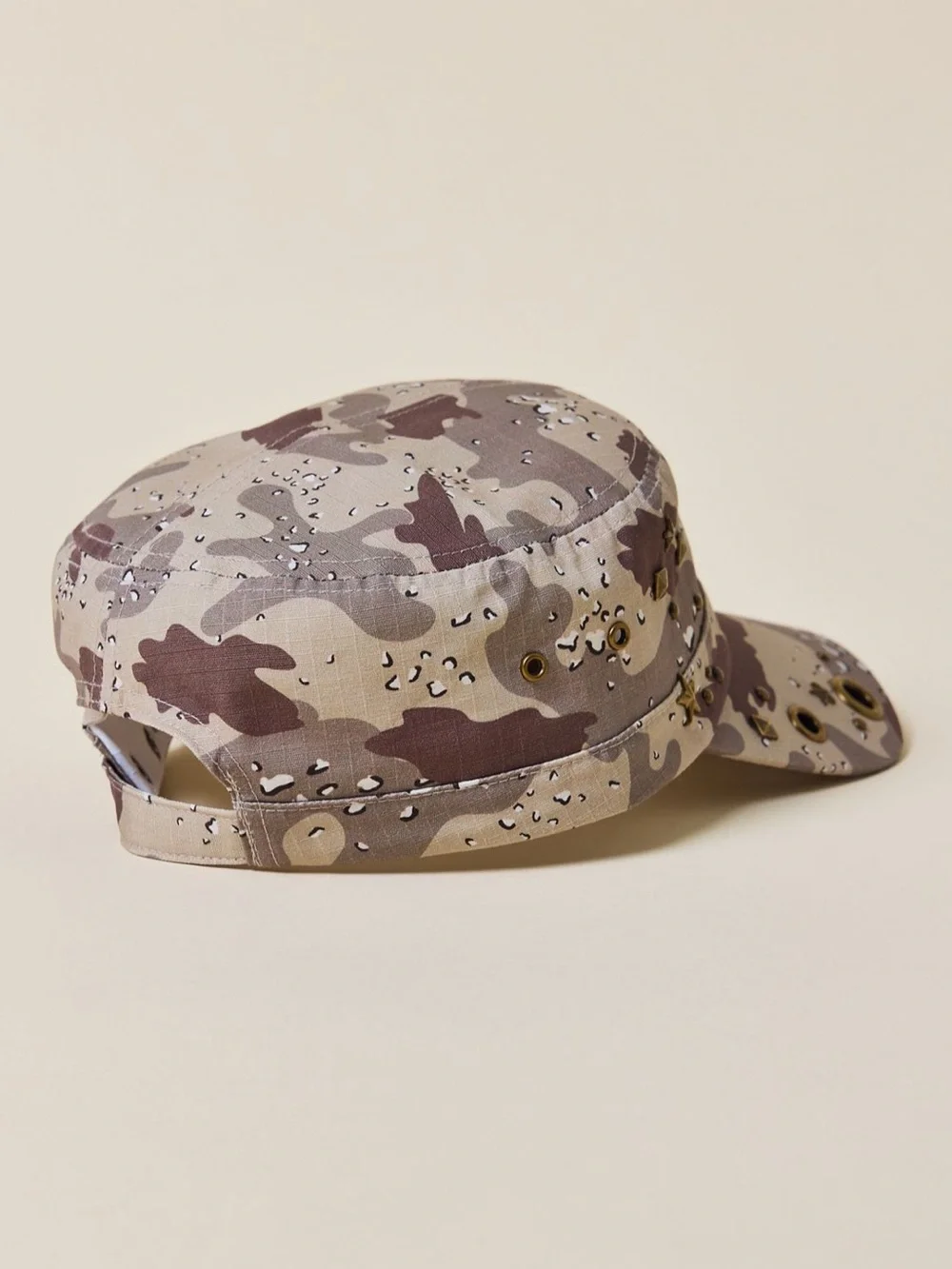 UO Camo Pattern Cotton Grommet Cadet Cap